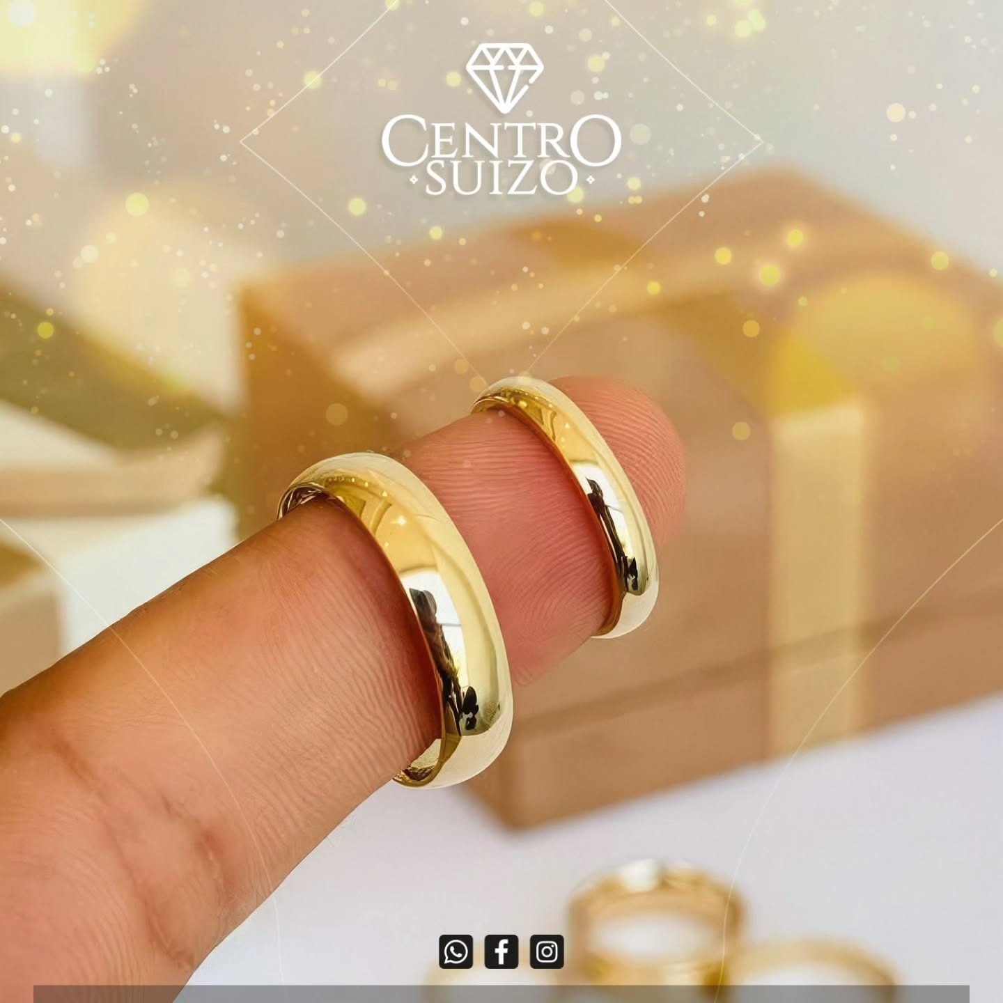 Par argollas matrimonio — Centro Suizo